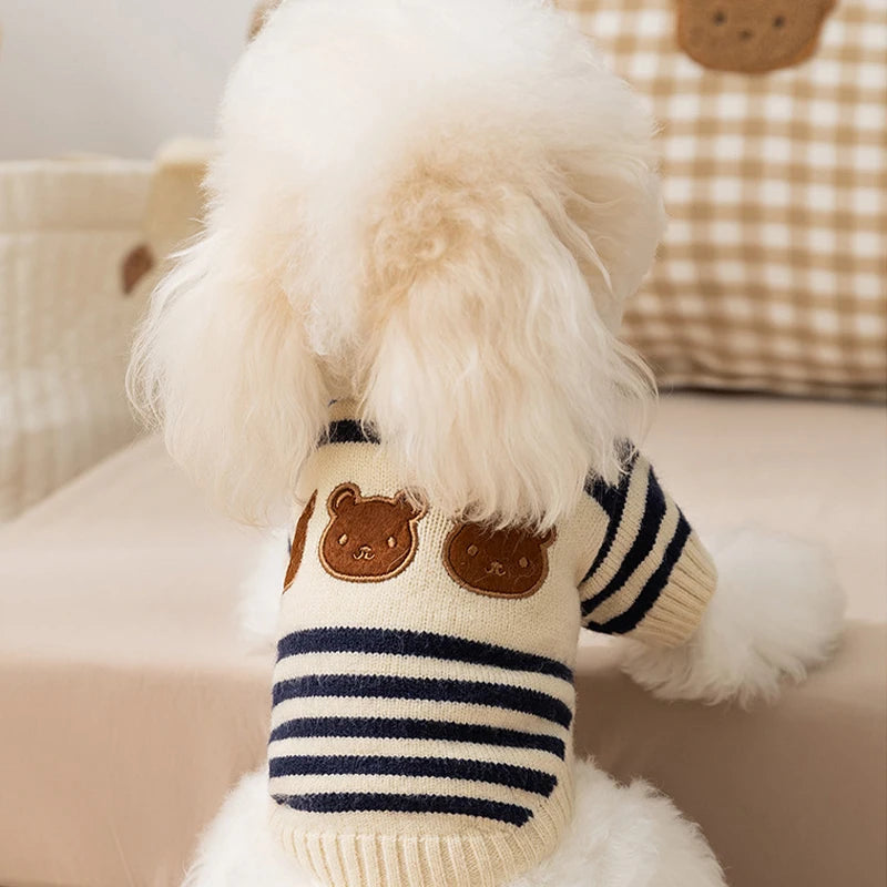 Bear Knit Dog Sweaters