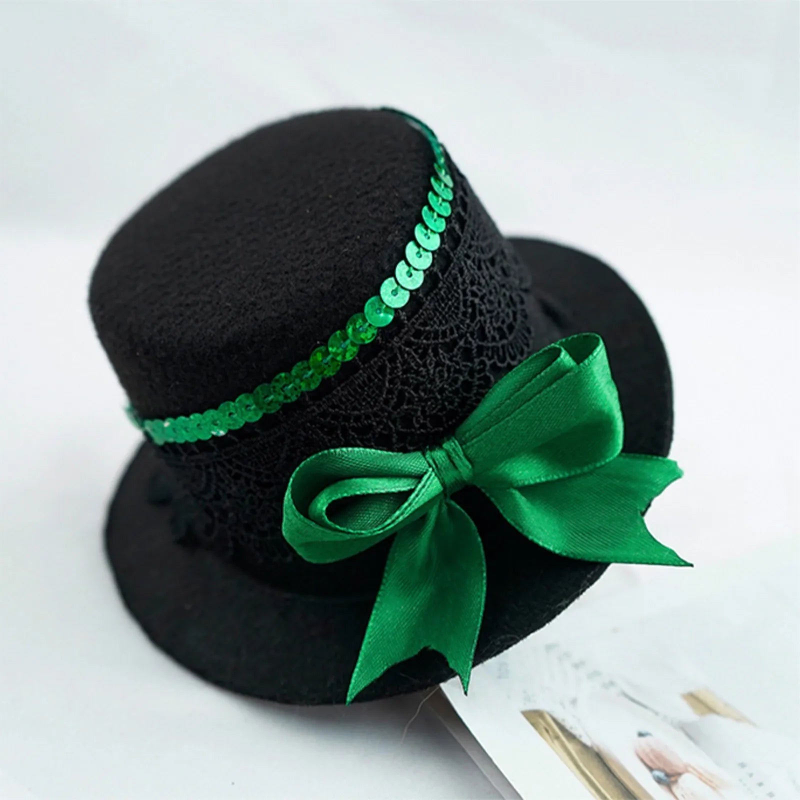 Pet Top Hat | Black Gentleman Formal Hat for Dogs, Cats & Small Animals – Halloween & Parties