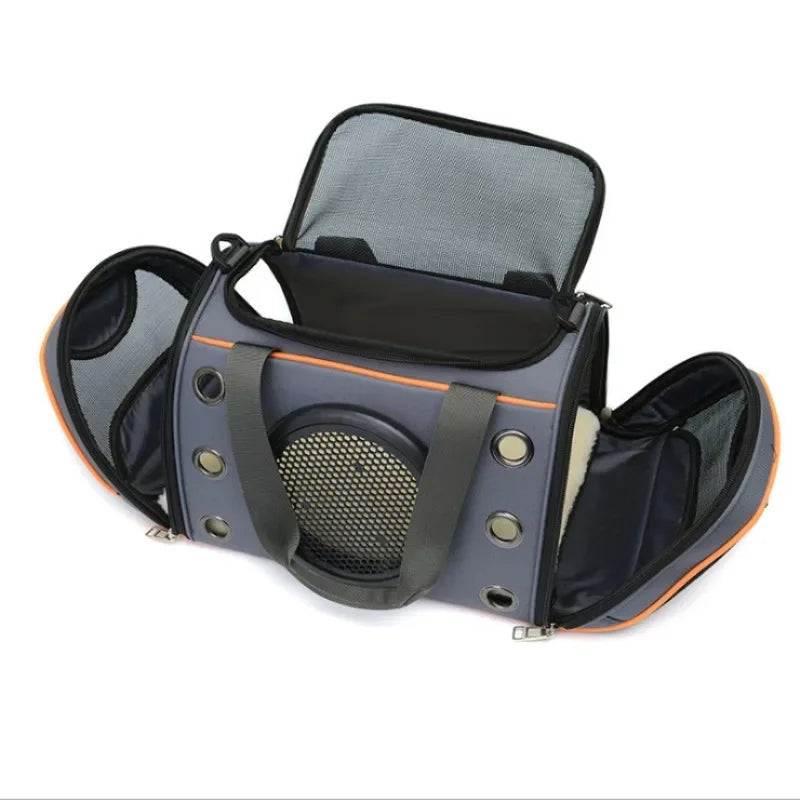 Dog Carrier Bag Pet Outing Portable Cat Dogs Handbag Crossbody Bag Breathable Large Capacity Cats Small Pet Dogs Slings Backpack Fashioned Furbabies