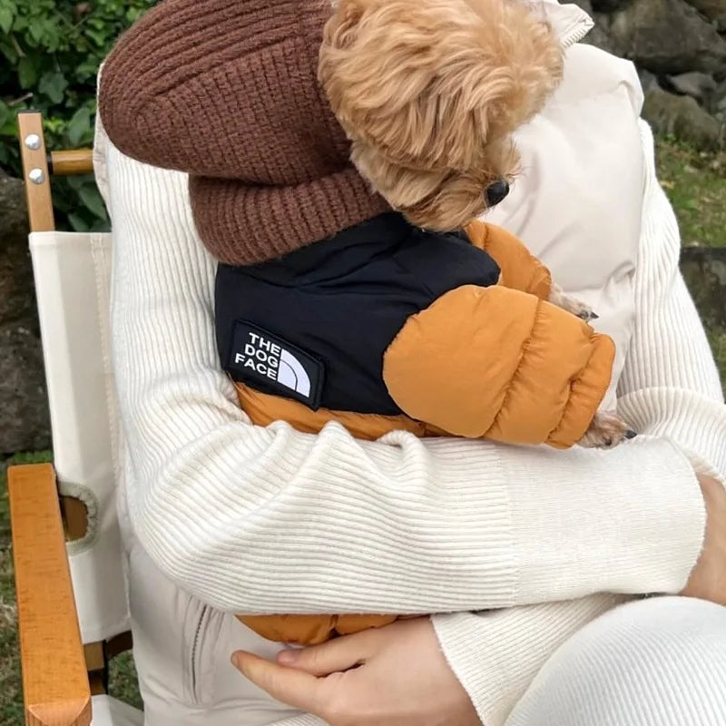 Teddy Four-Legged Cotton Coat Small Dog Winter Clothing Poodle Warm Down Jacket Thickened Jumpsuits Dog Clothes