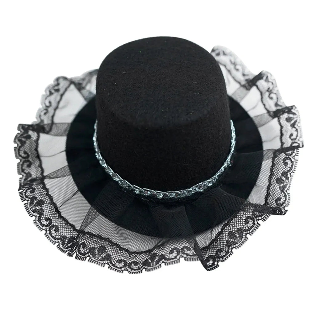 Pet Top Hat | Black Gentleman Formal Hat for Dogs, Cats & Small Animals – Halloween & Parties