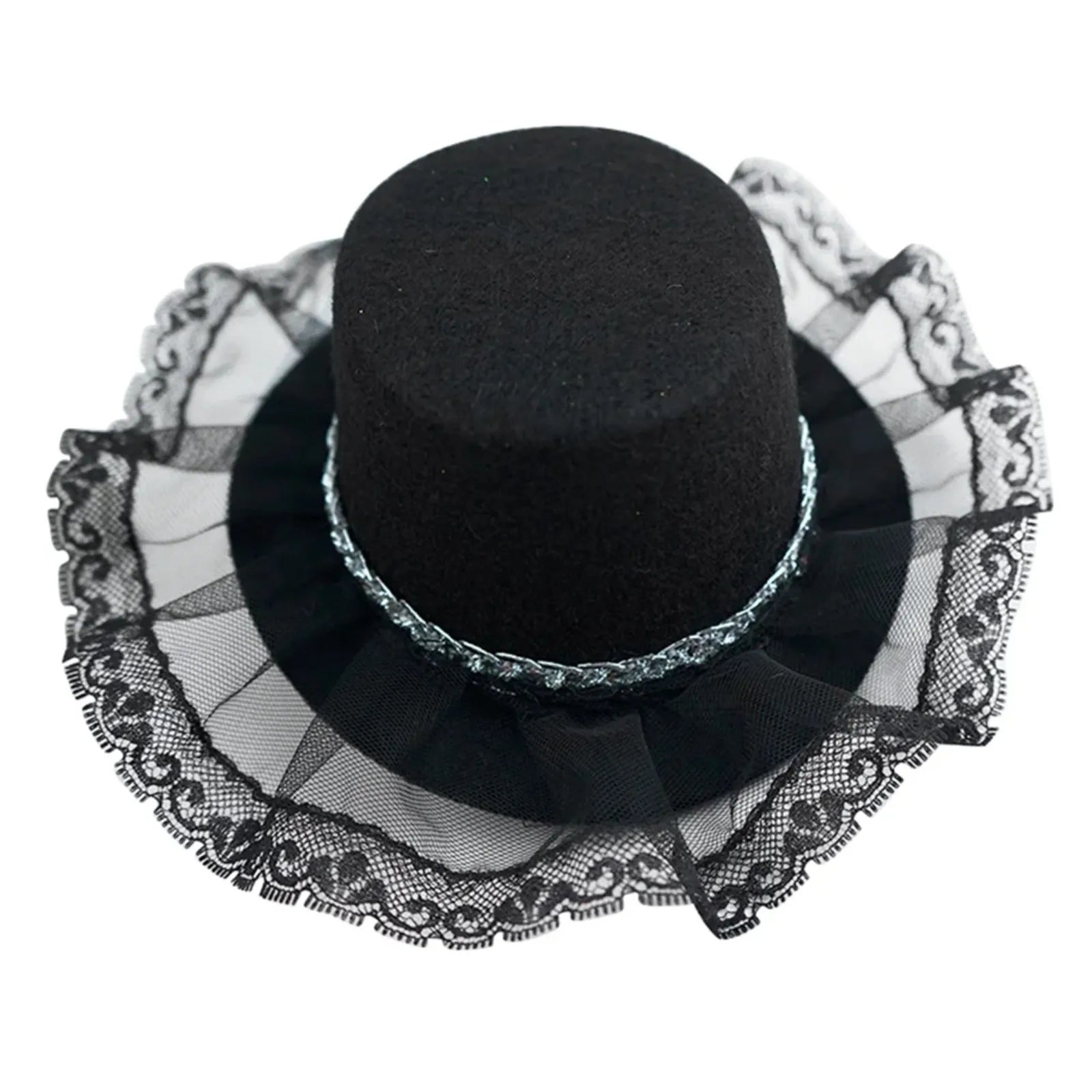 Pet Top Hat | Black Gentleman Formal Hat for Dogs, Cats & Small Animals – Halloween & Parties
