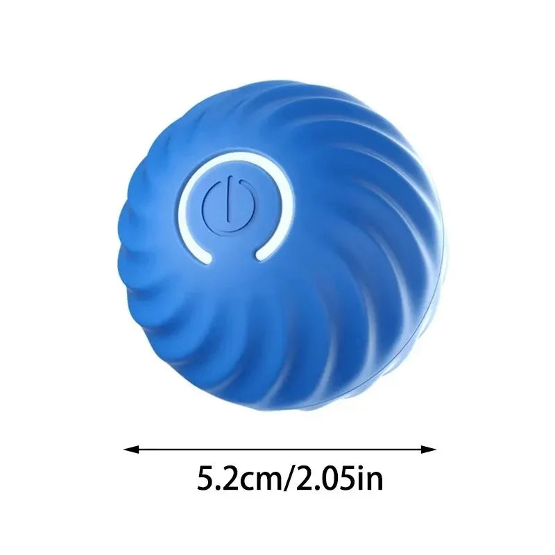 Smart Interactive Bouncing Ball Toy — USB Rechargeable Auto-Moving Ball for SmallDogs & Cats | 3-Hour Playtime | Dual Mode￼ (please observe pets when playing with this toy)