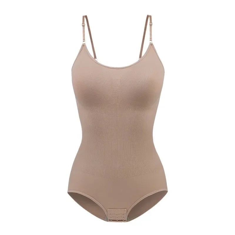 Seamless Full-Body Shapewear Bodysuit – Tummy Control & Curve Sculptin