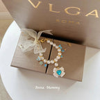 Pet Jewelry Accessories Fine Chic Pearl Beaded Necklace Bib Flower Bow Pendant Collar For Small Medium Dog Poodle Puppy Supplies Fashioned Furbabies