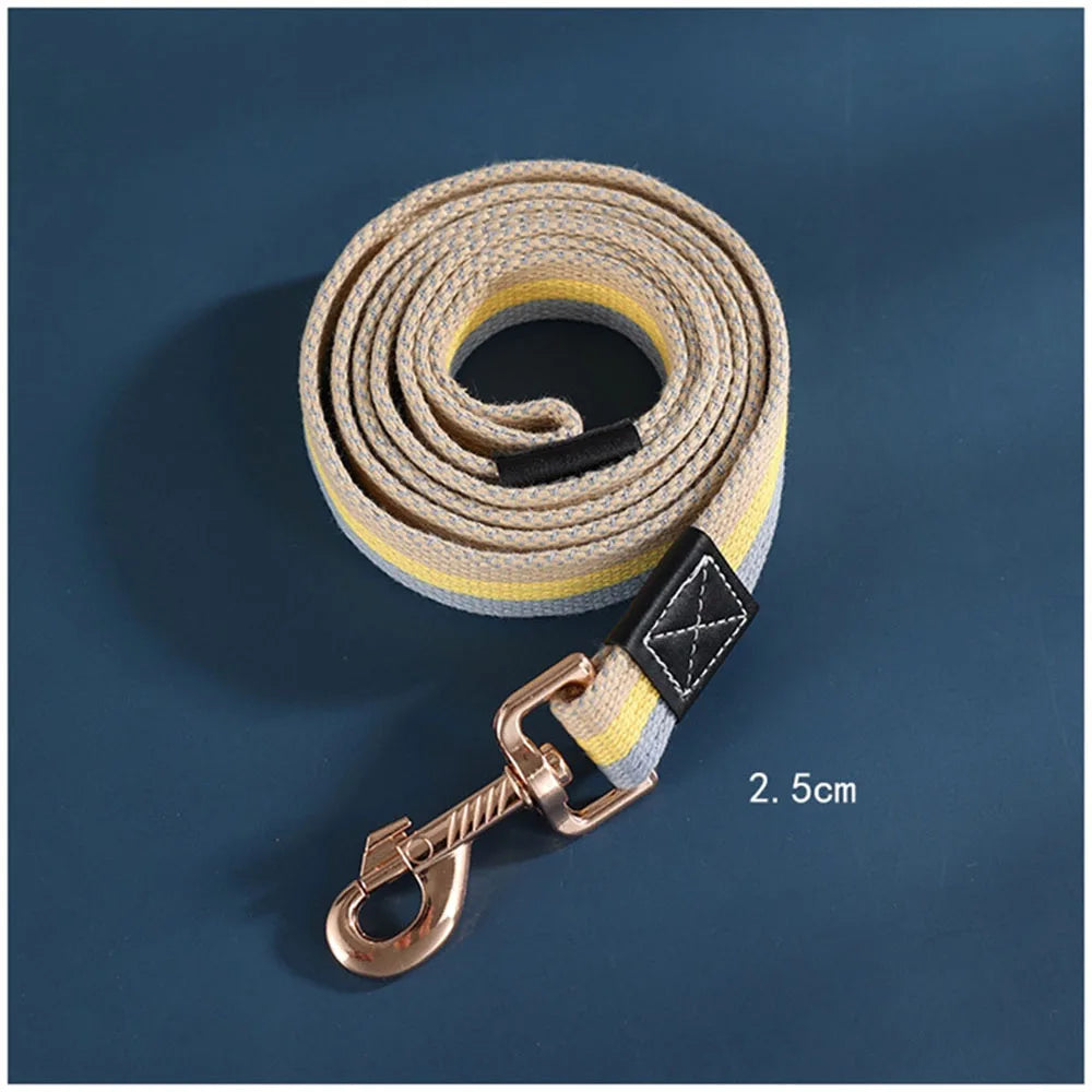 Padded Nylon Dog Training Leash — Strong Traction Lead for Small, Medium & Large Dogs | 4 Colors | 3 Widths | 2 Lengths