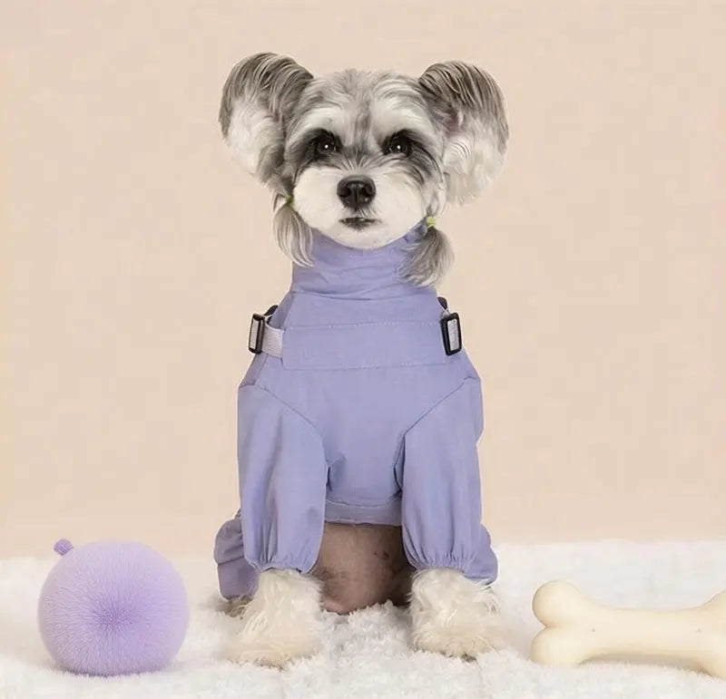 Waterproof Dog Rain Jacket with Built-In Harness — Windproof Jumpsuit for Small to Large Dogs | S–5XL