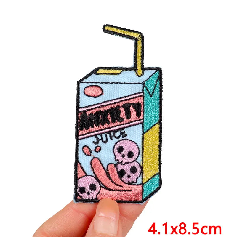 Cat Paw & Dog Cartoon 3D Embroidery Iron-On Patch