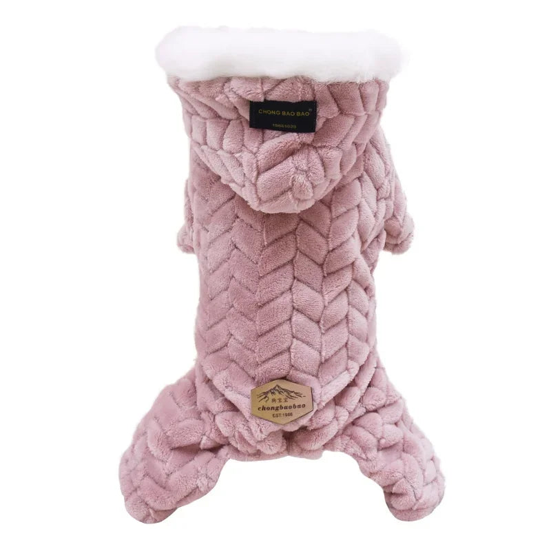 Fleece Pet Fur Jumpsuit Chihuahua Clothing