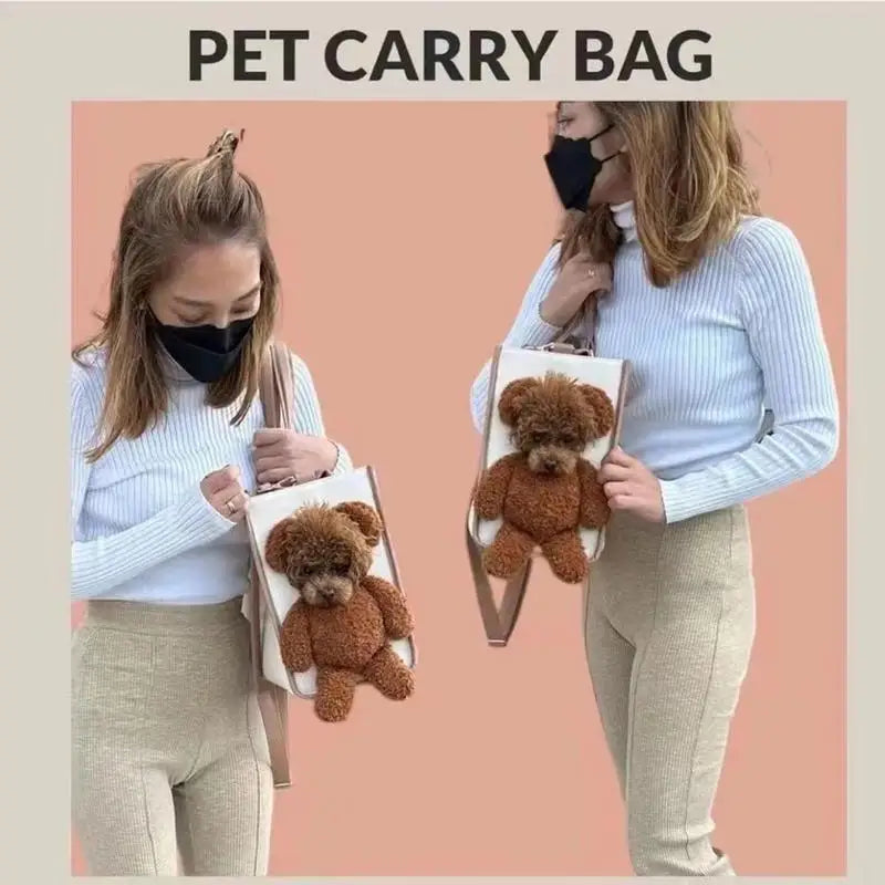 Pet Carriers For Dogs Large Capacity Dog Carrier Multifunctional Outdoor Cat Bags Puppy Breathable Carrying Pouch For Bunny Fashioned Furbabies