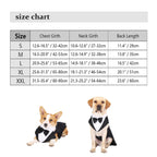 Pet Dog Clothes Fashion Party Show Formal Suit Tie Bow Shirt Wedding Tuxedo Halloween Dress for Small Large Dog Clothes Supplies Fashioned Furbabies