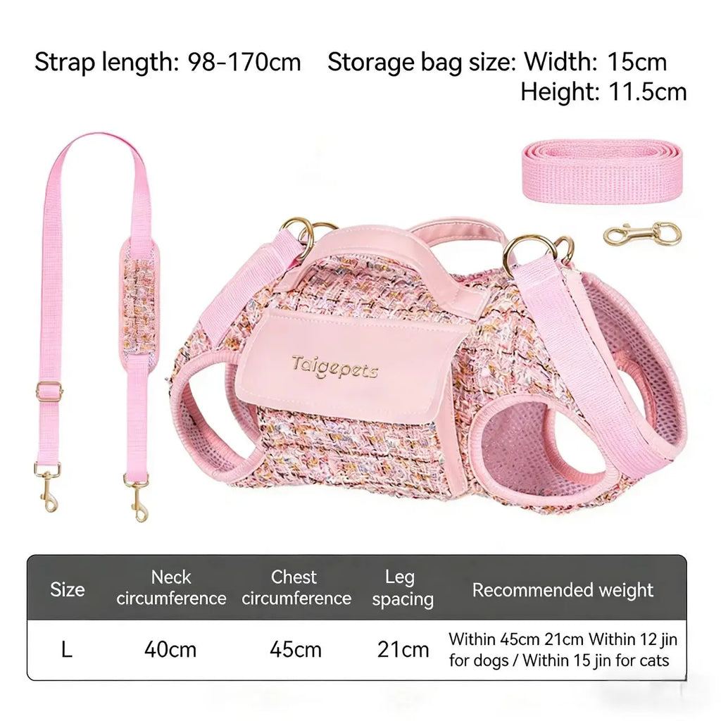 Tweed Dog Sling Carrier