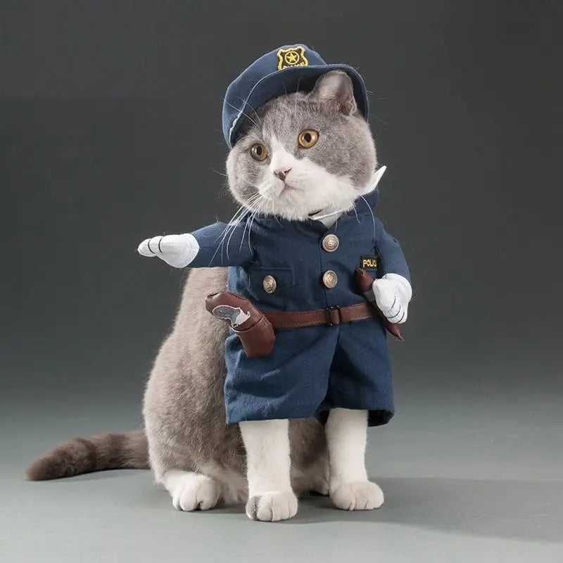 Halloween Dog & Cat Costume Set | Funny Adjustable Cosplay Outfit for Small Dogs & Cats