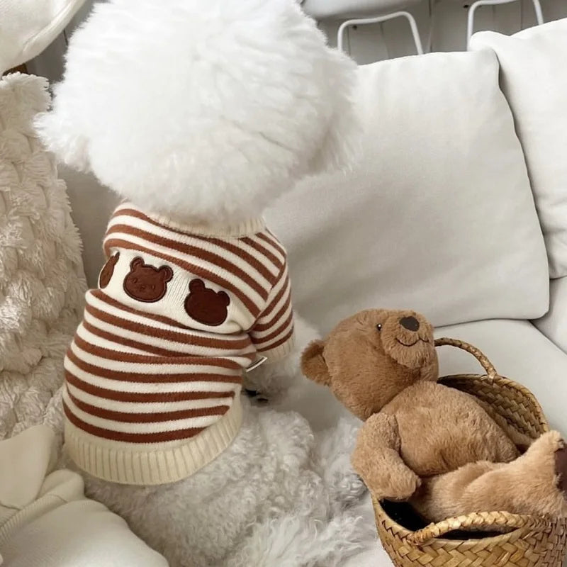 Bear Knit Dog Sweaters
