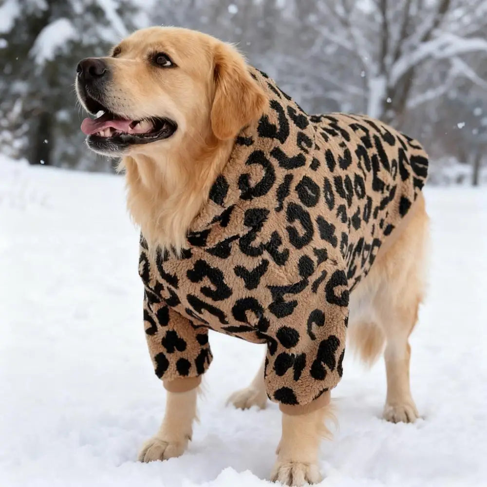 Warm Autumn & Winter Dog Coat — Fleece-Lined Jacket for Large & Medium Dogs | S–XXXL