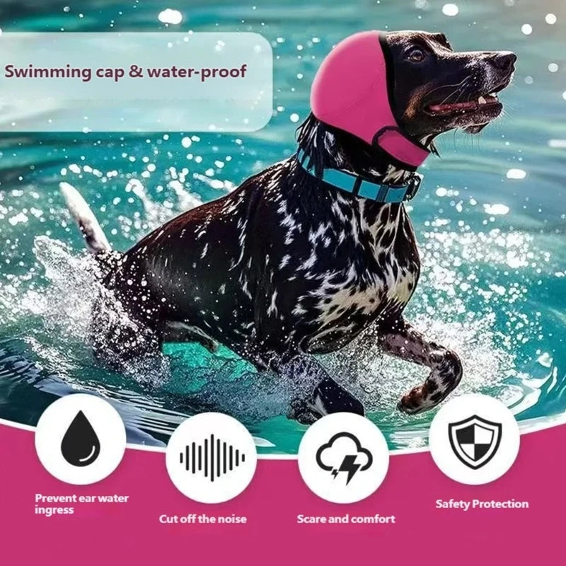 Dog Ear Cover & Snood Hood — Soft Pull-On Ear Wrap for Walks, Cool Weather & Pet Photo Styling