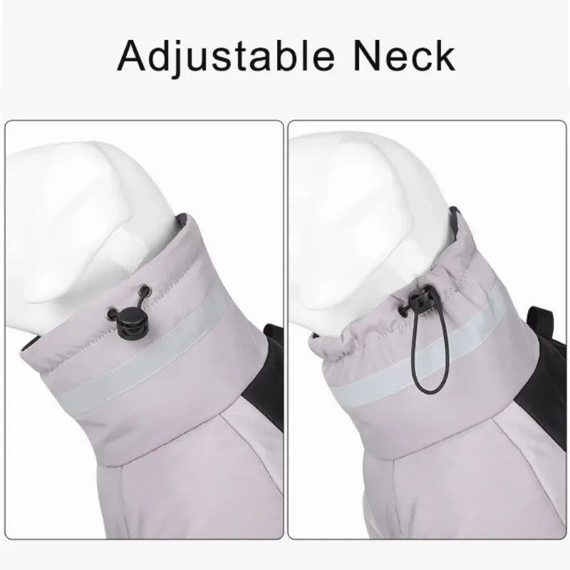 Dog Coat Reflection High Collar