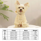 Autumn Days Dog Hoodie - Plush Warm Sweatshirt