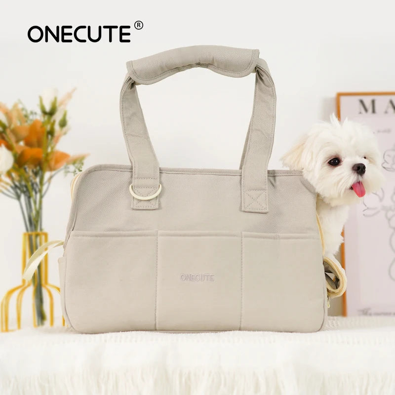 Puppy Go Out Portable Shoulder Handbag Dog Bag Pet Cat Chihuahua Yorkshire Dog Supplies Suitable For Small Dogs dog carrier Fashioned Furbabies