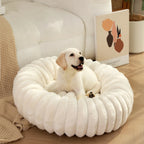Round Pet Bed for Large Dog,  Winter Warm Cat Sofa Bed Washable Large Dog Bed All Seasons Available