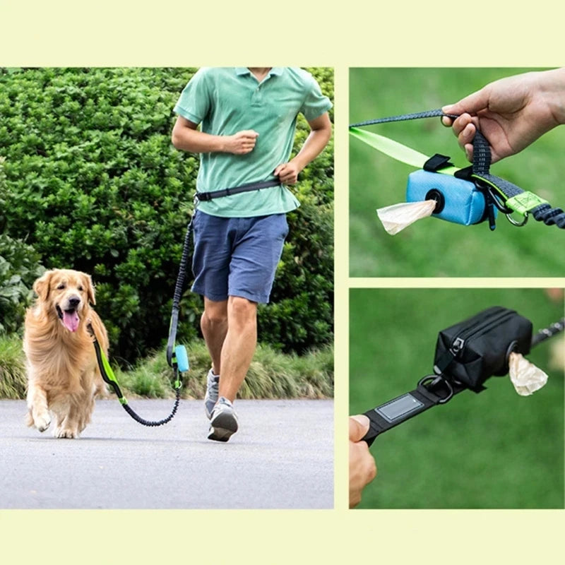 Pet Dog Poop Bag Holder Leash Attachment  Adjustable Mini Travel Garbage Bag Dogs Waste Poop Bags Dispenser Pet Cleaning Tools