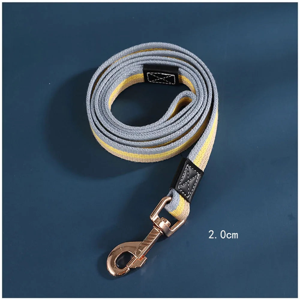 Padded Nylon Dog Training Leash — Strong Traction Lead for Small, Medium & Large Dogs | 4 Colors | 3 Widths | 2 Lengths