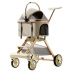 Luxury Pet Stroller 3 in 1  Detachable Carrier