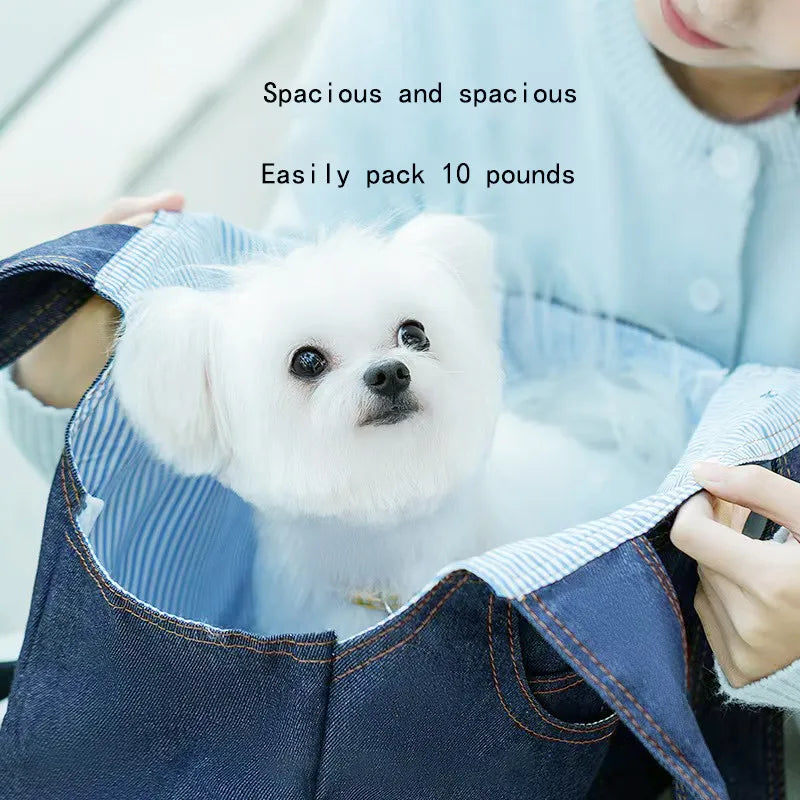 Fashion Pet Carrier Bag | Crossbody Shoulder Bag for Small Dogs & Cats