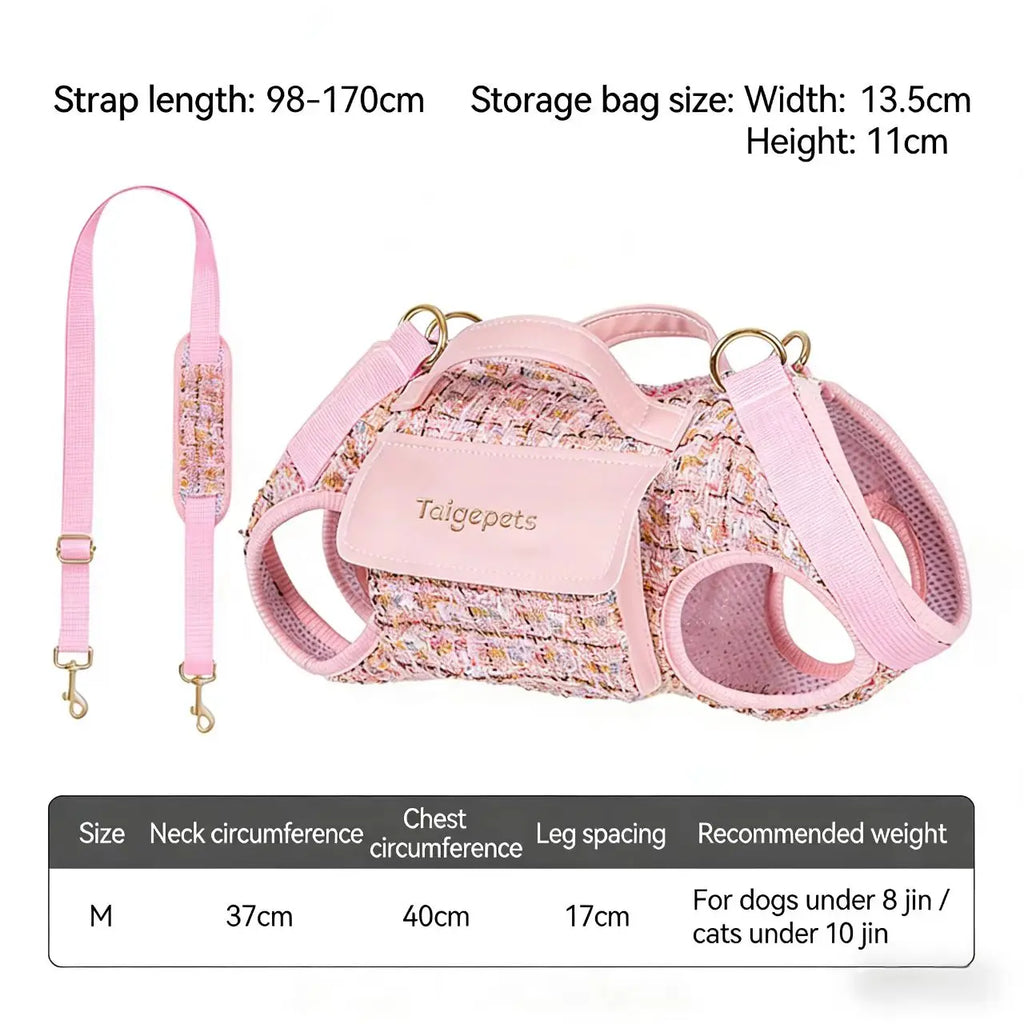 Tweed Dog Sling Carrier