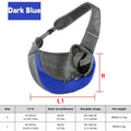 Dog Sling Carrier & Crossbody Bag — Breathable Mesh Pet Backpack for Small Dogs & Cats | Hiking & Travel
