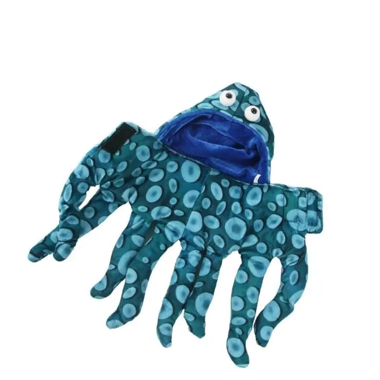 Halloween Octopus Pet Costume | Hooded Soft Pullover for Dogs & Cats S–L