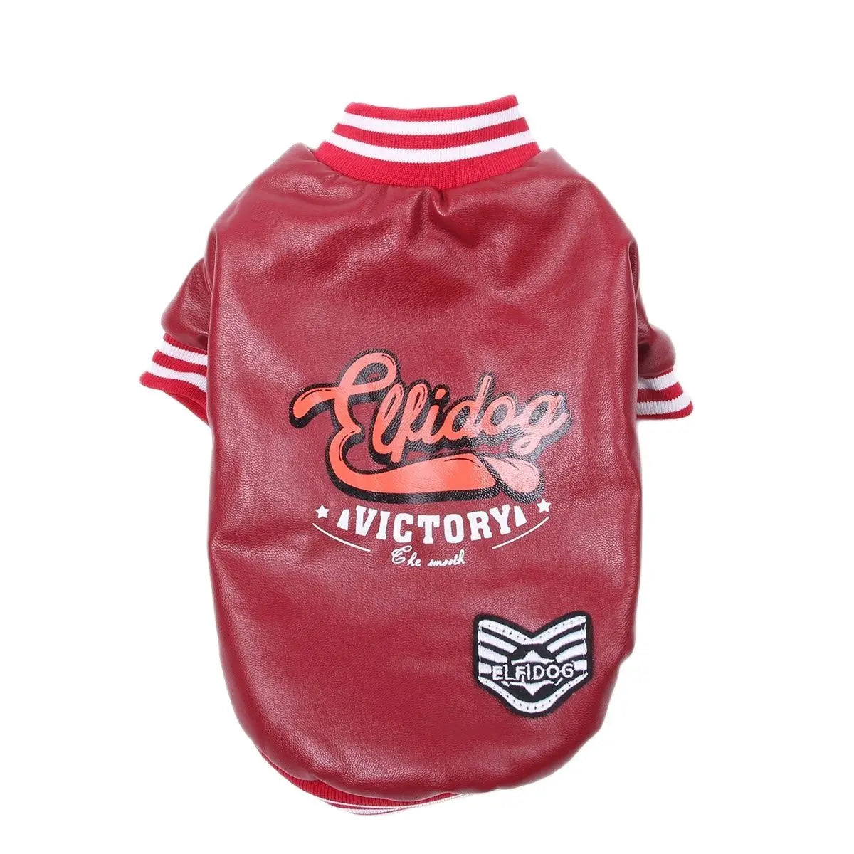 Coat Jacket Faux Leather Fleece