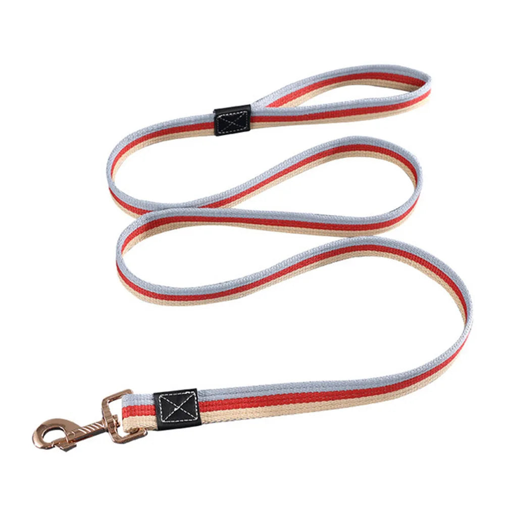 Padded Nylon Dog Training Leash — Strong Traction Lead for Small, Medium & Large Dogs | 4 Colors | 3 Widths | 2 Lengths