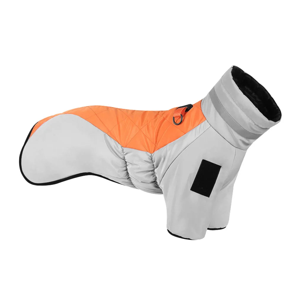 Dog Coat Reflection High Collar