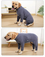 Fleece Winter Dog Pajamas - Four-Legged Elastic Jumpsuit