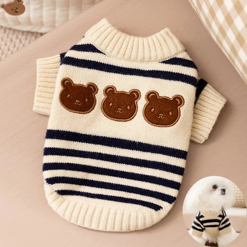 Bear Knit Dog Sweaters