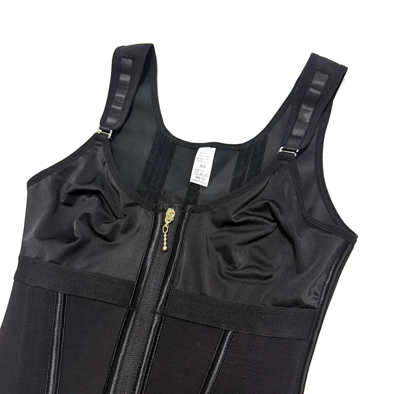 Colombian Fajas Waist Trainer – 17 Steel Bones & Triple-Hook Compression