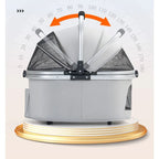 3-in-1 Pet Stroller for Medium Dogs Puppy Cat Stroller  with Detachable Carrier Pad Lightweight Foldable Aluminum Alloy Frame Fashioned Furbabies