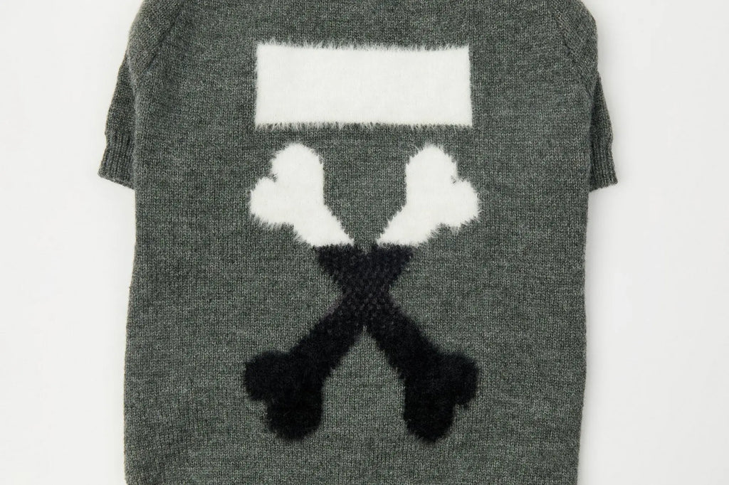 WOOF Knit Dog Sweater — Thick Cotton Jumper for French Bulldogs & Small-Medium Dogs | S–3XL