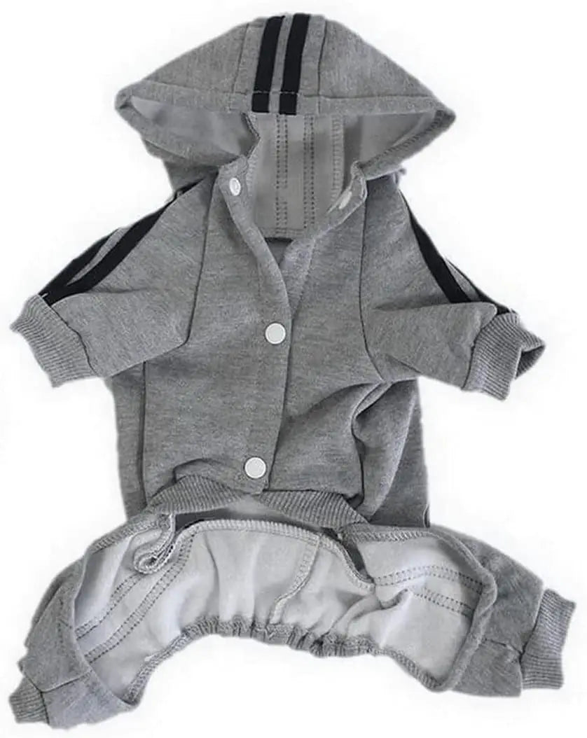 Classic Fashion Dog Hoodie, Four-Leg Design Pet Apparel, Puppy Dog Sweater for Small to Medium Breeds