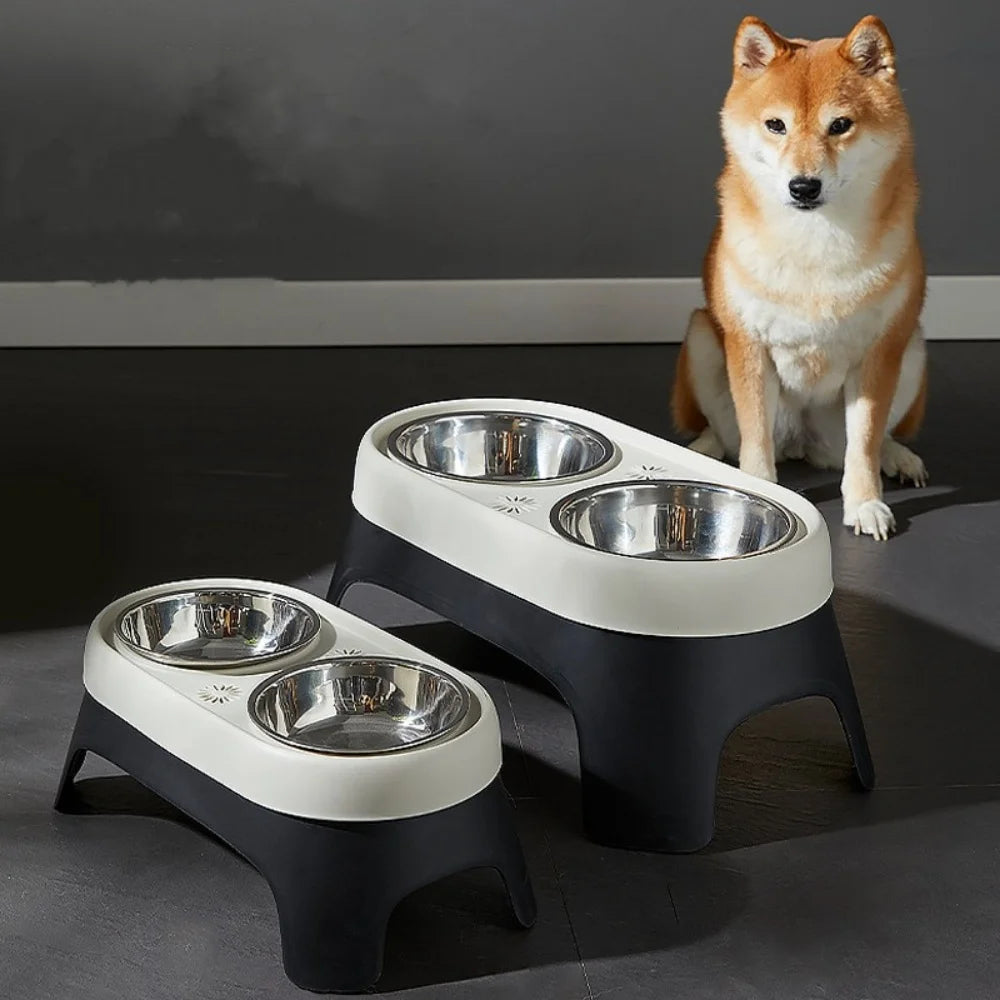 Elevated Food Bowl Pet Bowl Cat and Dog Supplies Leak Proof Pet Food Bowl and Feeder for Small Dogs Cats Pet Feeder Accessories Fashioned Furbabies