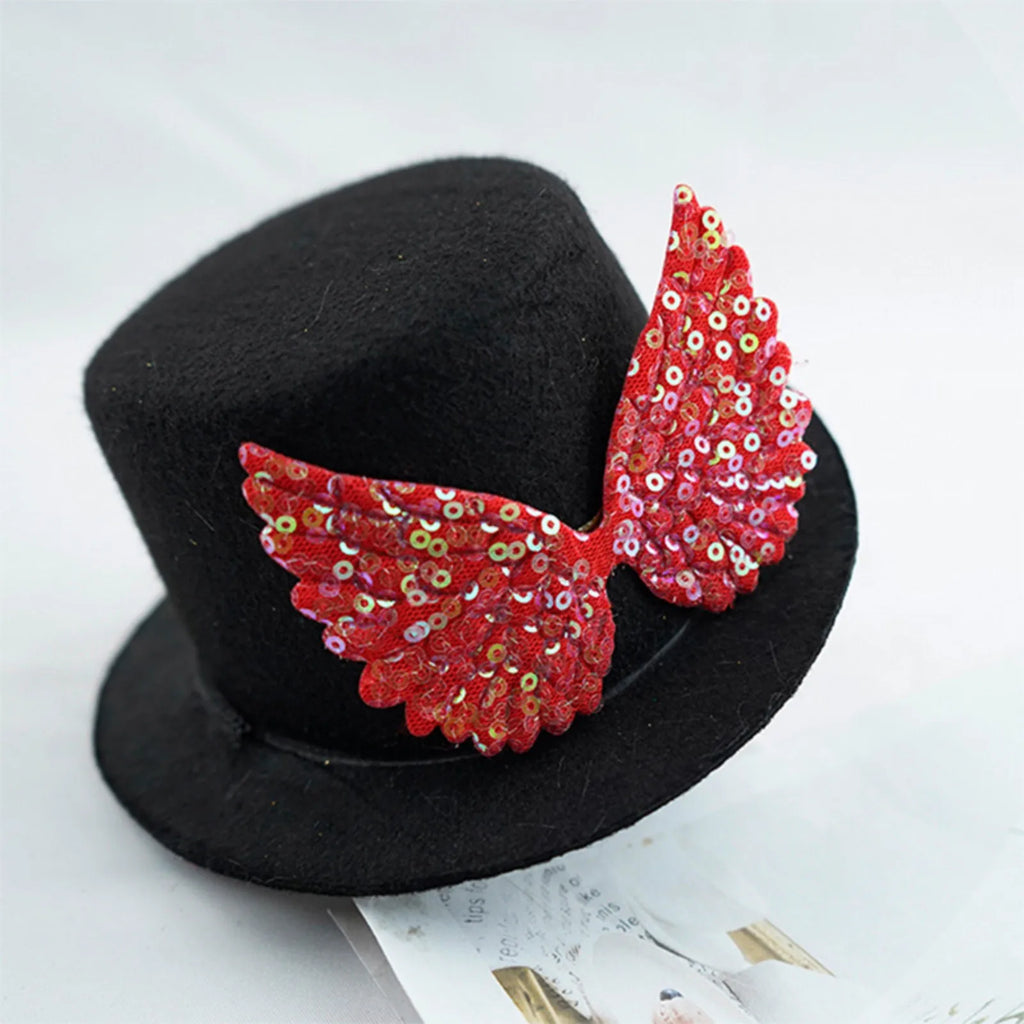Pet Top Hat | Black Gentleman Formal Hat for Dogs, Cats & Small Animals – Halloween & Parties