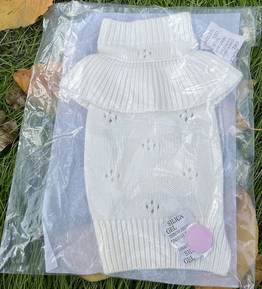 Cashmere Knit Dog Sweater