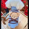 Solid Knit Dog Sweater — Warm Wool Pullover for Small Dogs & Cats | XS–XL