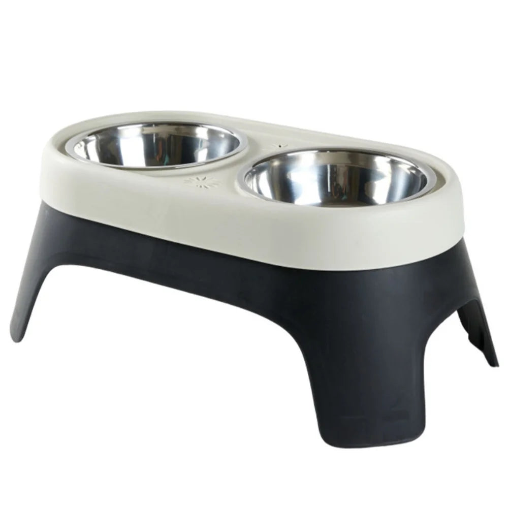 Elevated Food Bowl Pet Bowl Cat and Dog Supplies Leak Proof Pet Food Bowl and Feeder for Small Dogs Cats Pet Feeder Accessories Fashioned Furbabies