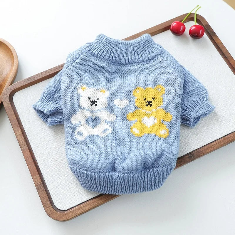 Bear Knit Dog Sweaters