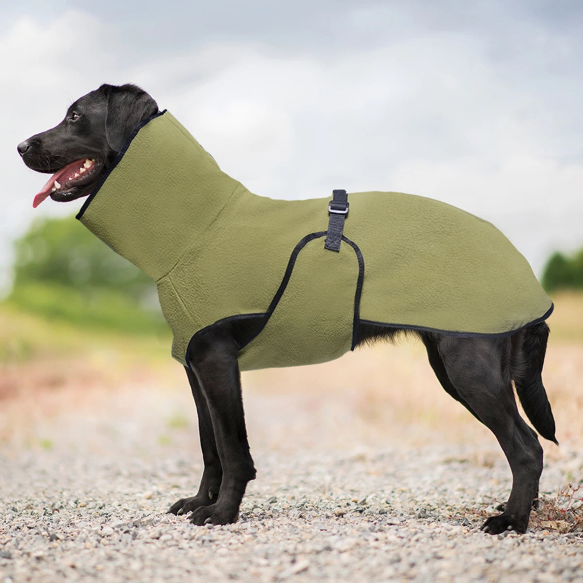 Fleece Winter Coat for Large Dogs — Warm Adjustable Jumper for Labs, Retrievers & Large Breeds | XL–5XL