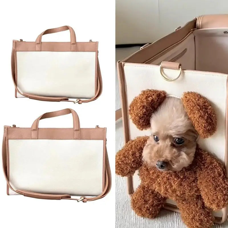 Pet Carriers For Dogs Large Capacity Dog Carrier Multifunctional Outdoor Cat Bags Puppy Breathable Carrying Pouch For Bunny Fashioned Furbabies