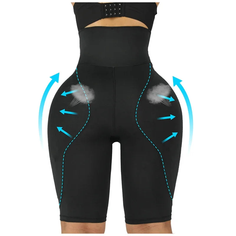 High-Waist Butt Lifter Shorts – Tummy Control & Curve Enhancement