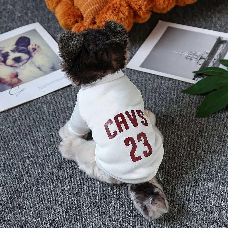 XS-XXL Pet Dog Hoodies Cool Dogs Clothes ，For French Bulldog Dogs Plush Pullover Sweatshirt Coats Small Medium Dogs Chihuahua